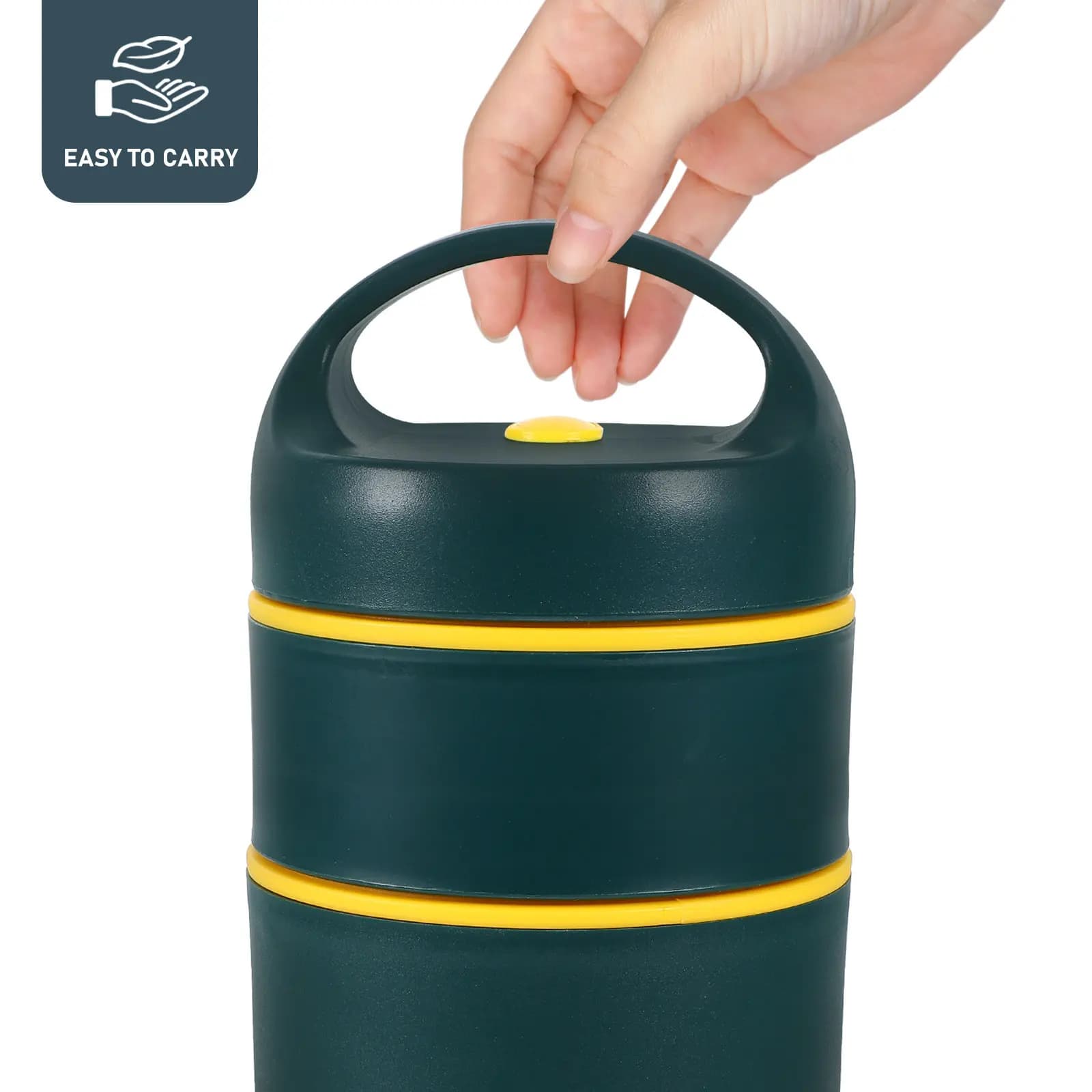 Contenitore Termico per Pranzo a Doppio Strato in Acciaio Inox 304, Bento Box Portatile, Contenitore per Zuppa e Porridge, Ermetico per Viaggi