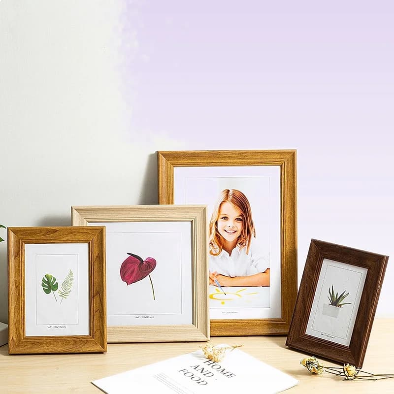 Custom A4 A3 Wall Picture Frame 4R 8R Poster Size Creative Puzzle Frame Wholesale