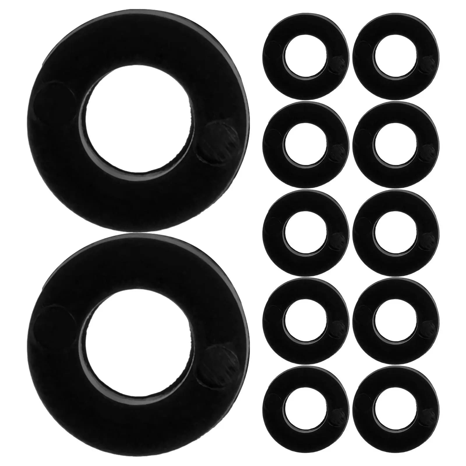 100 Pezzi Accessori per Batteria, Rondelle in Plastica, Cuscinetti Protettivi per Tamburo Rullante ed Elettronico, Parti per Strumenti