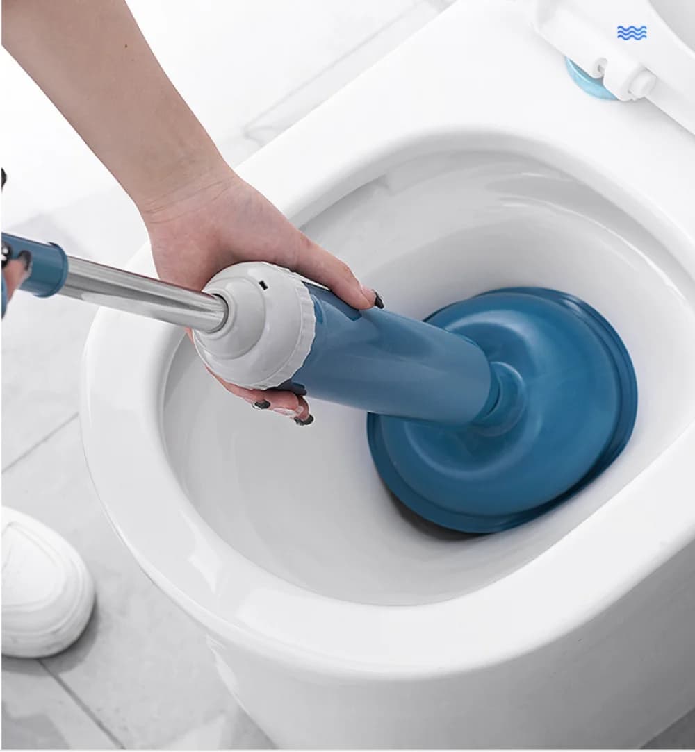 Dispositivo di Pulizia per Scarichi ad Alta Pressione, Pompa Anti-Intasamento per Bagno e Cucina, Strumento per Drenaggio di Tubi e Lavandini
