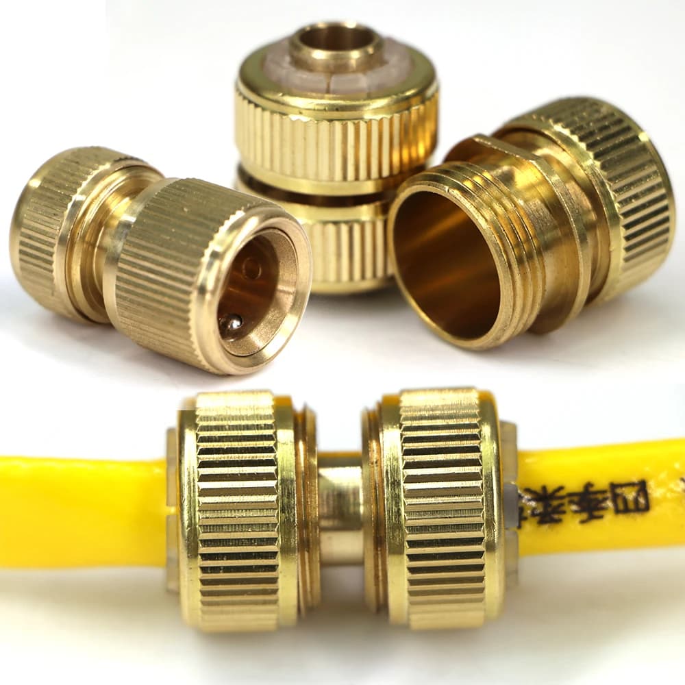 1/2 ''3/4" tubo in ottone connettore rapido tubo da 16mm estendere il raccordo di riparazione giunto per rubinetto in rame per giunto adattatore per pistola ad acqua da giardino di casa