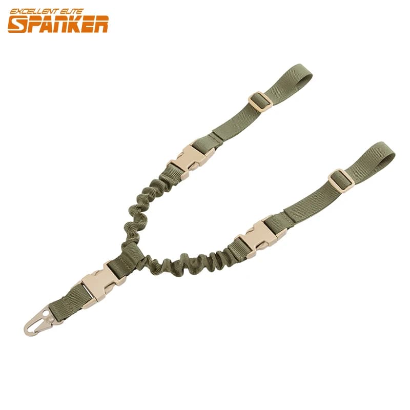 Eccellente ELITE SPANKER corda telescopica per appendere all'aperto tattica doppia caccia accessori cordino regolabile telescopico