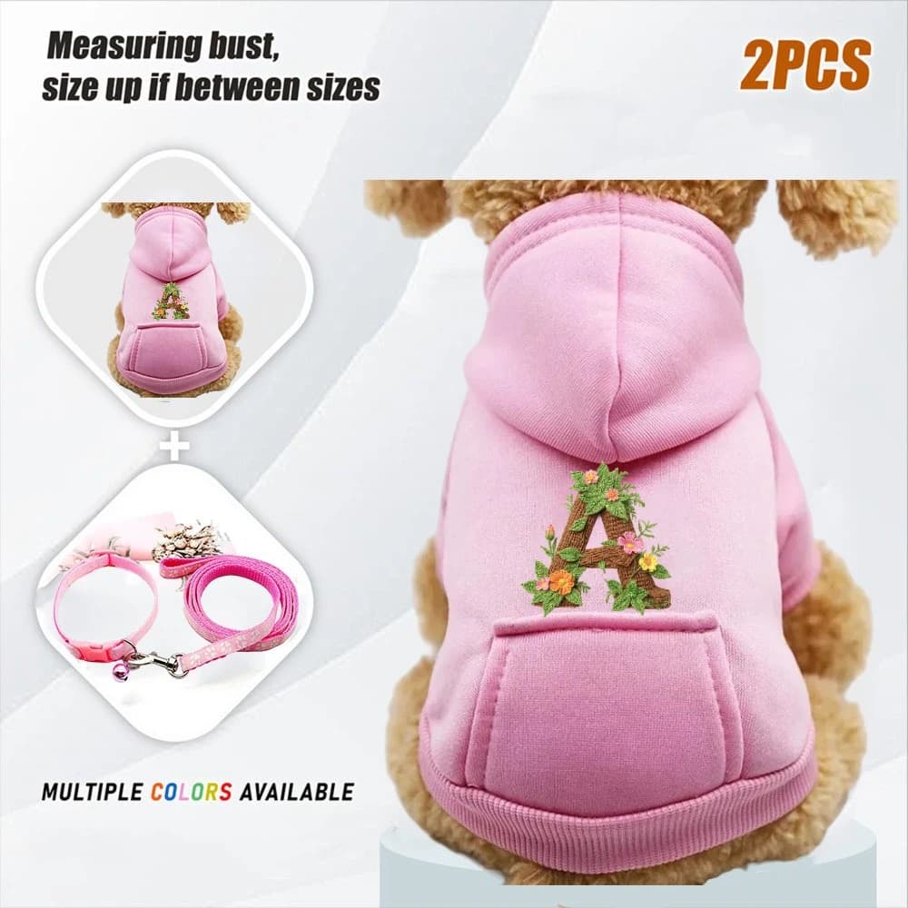 2 Pieces Guinzaglio with Pettorina Reflective Anti-Traction for Dogs and Cats, for Strollers and Race