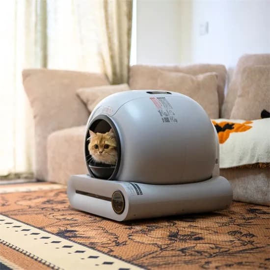 Lettiera Elettrica Automatica per Gatti, Toilette Intelligente Autopulente per Gatti
