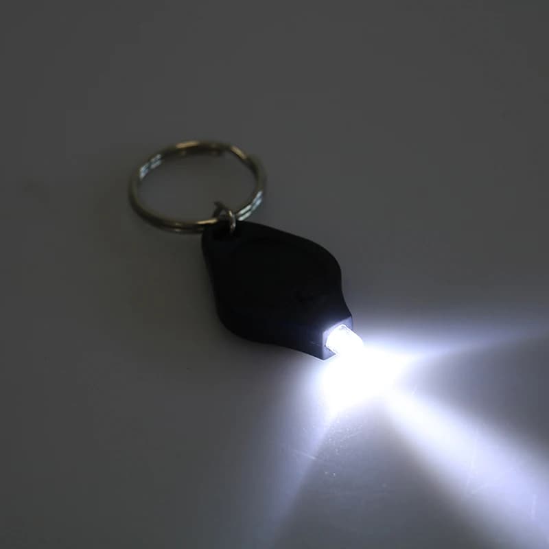 1Pc Bright Led Micro Light Key chain Squeeze Light Key Ring Camping Light Key‘