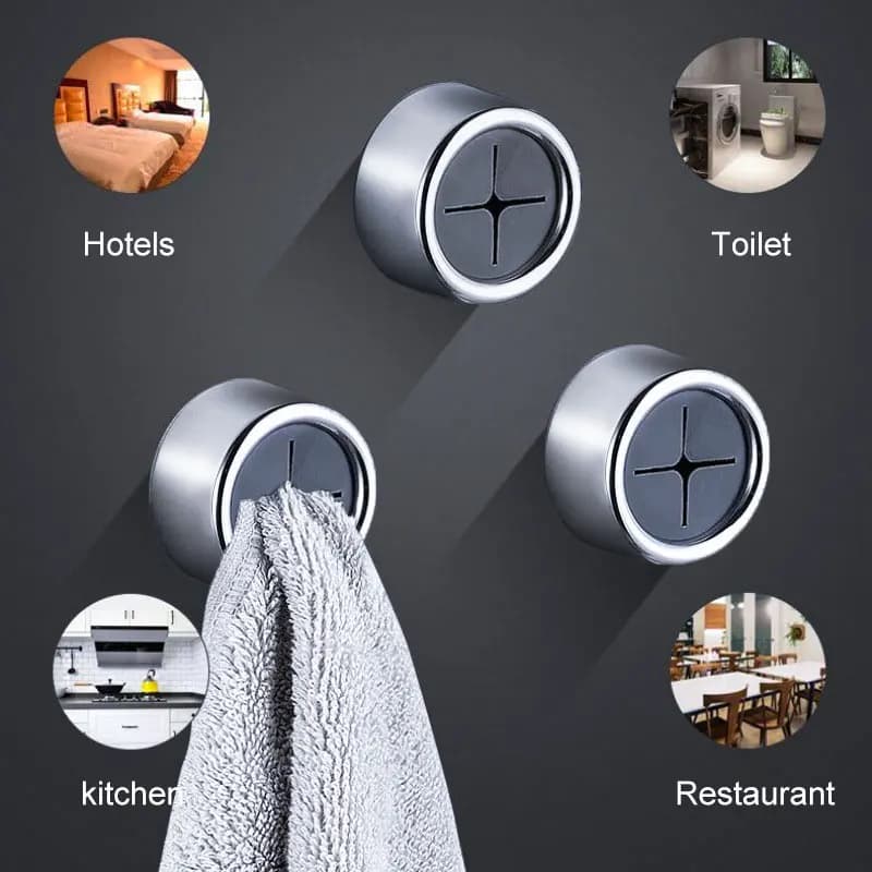 3 Pieces Not Punching Flat Cloth Storage Clips Kitchen Rubbish Gloves For Home Hook Towels Clip For Wall Hanging Hole