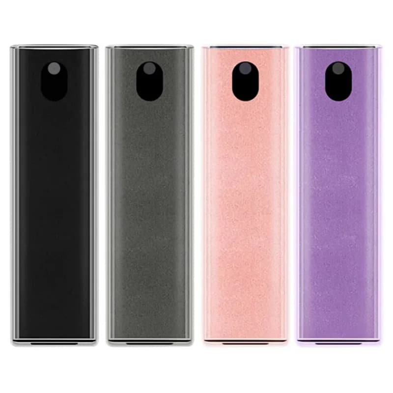 2 In 1 Screen Cleaner Kit Screen Cleaner Spray Microfiber Cloth Cleaning Portable Fingerprint-Proof Spray Bottle For iPad Laptop