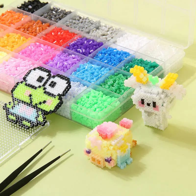 2.6mm 24/48 colori Hama perline Education Perline di ferro 5mm Perline Stiratura Garanzia di qualità perler Fusibile perline giocattolo fai da te