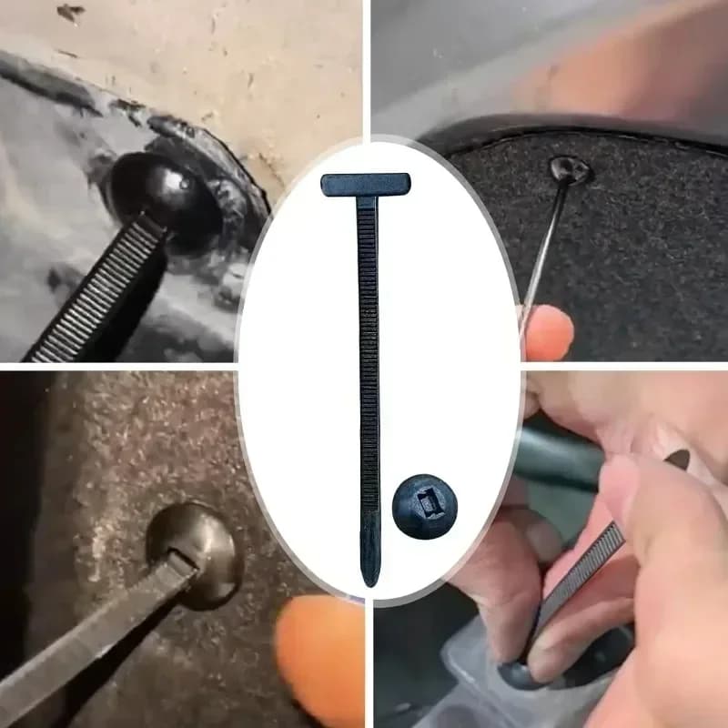 Fascette stringicavo autobloccanti in nylon, fermagli universali per auto, clip di fissaggio per riparazioni auto, pannelli sottoscocca, bagagliaio, parafango, protezione motore