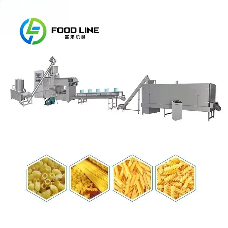 Pasta Production Line For Sale Commercial Macaroni Extruder Machine High Efficiency Making industrial automatic professional