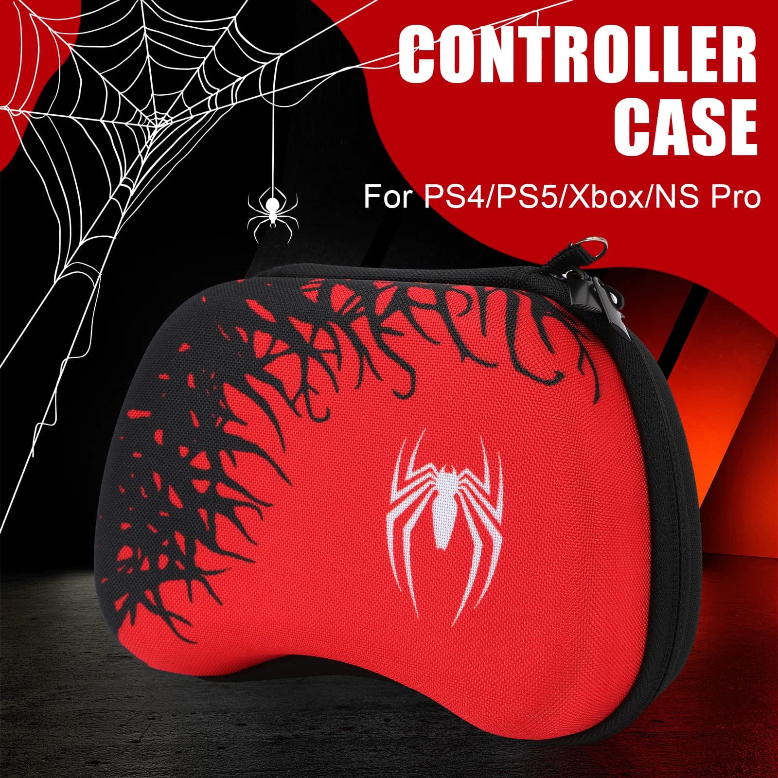 Custodia da trasporto in EVA Supporto per controller di gioco Custodia protettiva per la pulizia della casa per controller PS5/PS4/XBOX/Switch Pro