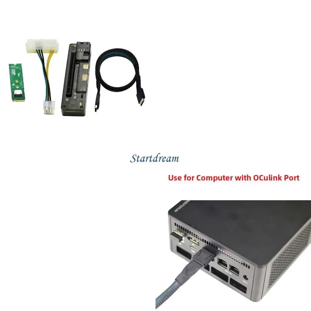 Dock per scheda grafica esterna per laptop GDC con cavo alimentazione per Mini PCIE K92C