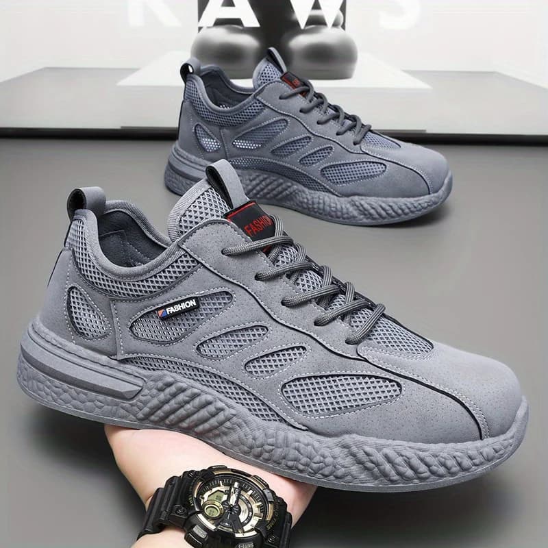 Scarpe da Lavoro Estive 2026 alla Moda, Versatili, Protettive, Traspiranti, Leggere, in Rete, Sneakers Casual Comode da Uomo