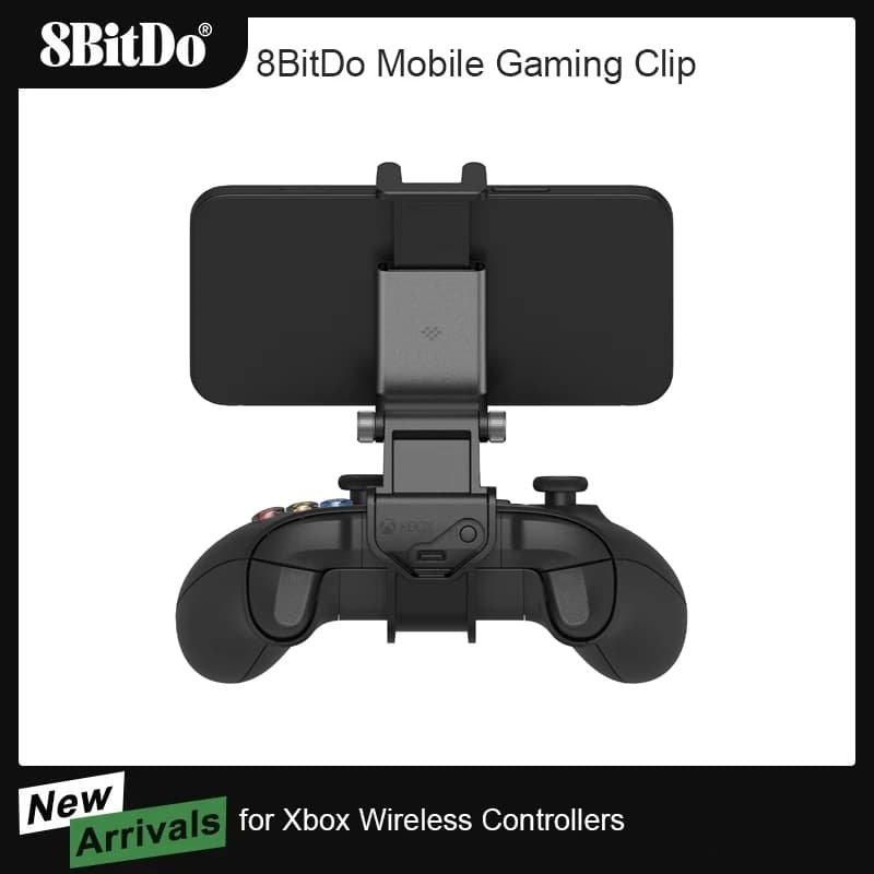 8BitDo Clip per telefono cellulare per controller di gioco wireless Xbox Supporto per gamepad per Xbox one, accessori per giochi serie Xbox