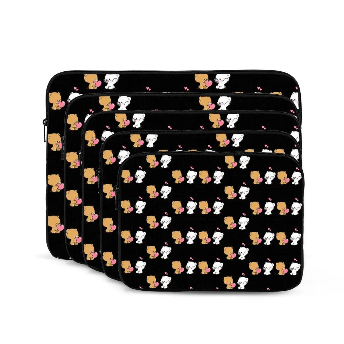 Simpatica borsa per laptop per notebook Milk Mocha, custodia per notebook, custodia antiurto per tablet