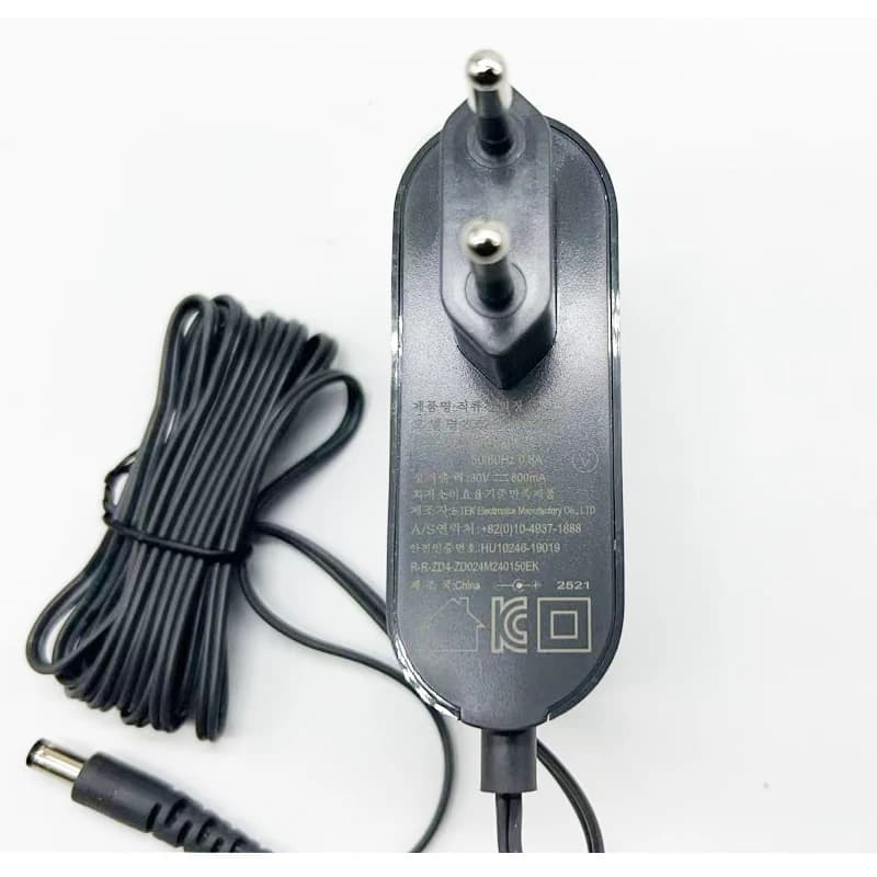 Adattatore di alimentazione Caricatore 30V 0.8A Convertitore adattatore universale Spina UE per aspirapolvere Robot spazzante