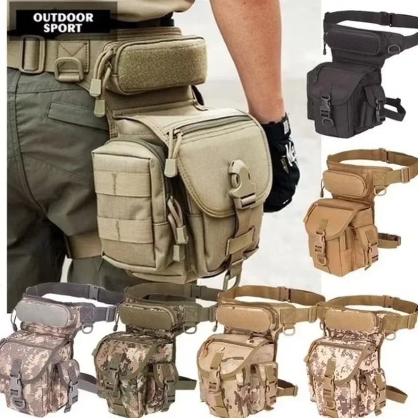 Backpack for fishing gear with shoulder strap with dropper box Military compact bait bags for outdoors New waterproof fishing bag