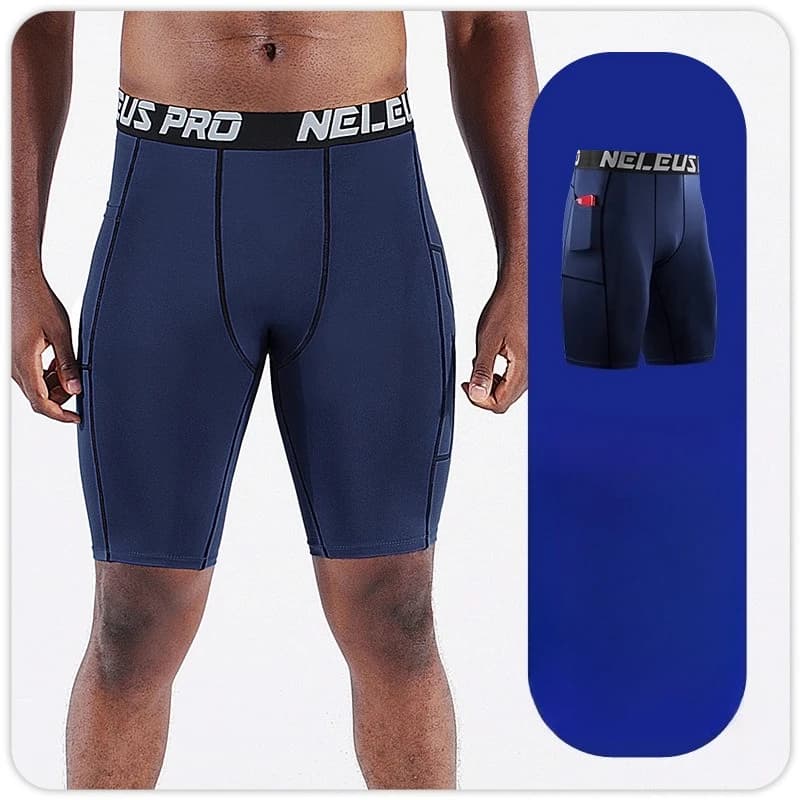 Men's Sports Shorts Quick Drying Breathable Cycling Outdoor Marathon Fitness Basket Elastic Adhesive Running Shorts