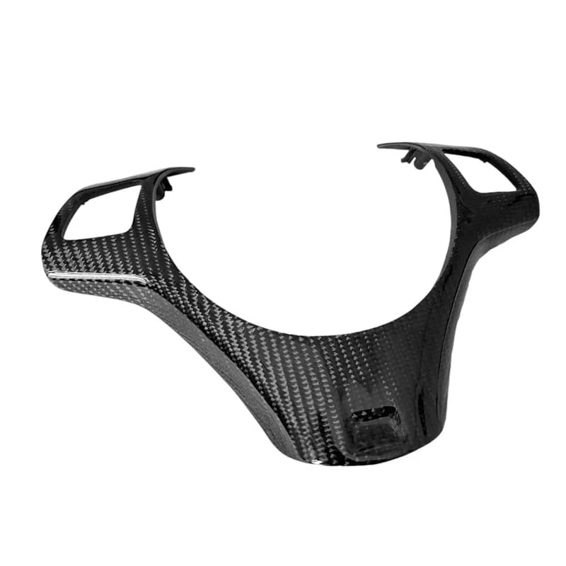 Rivestimento di ricambio per telaio di copertura del volante dell'auto in fibra di carbonio per BMW E89 E90 2005-2012 E91 2006-2012 E92 E93 2007-2012