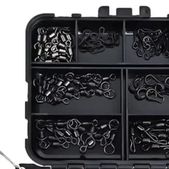 /300pcs /European /Style Fishing Accessories Kit Hose Stoppers Swivels Soft Tube Beads For Carp Fishing Tackle Box Organizer Set
