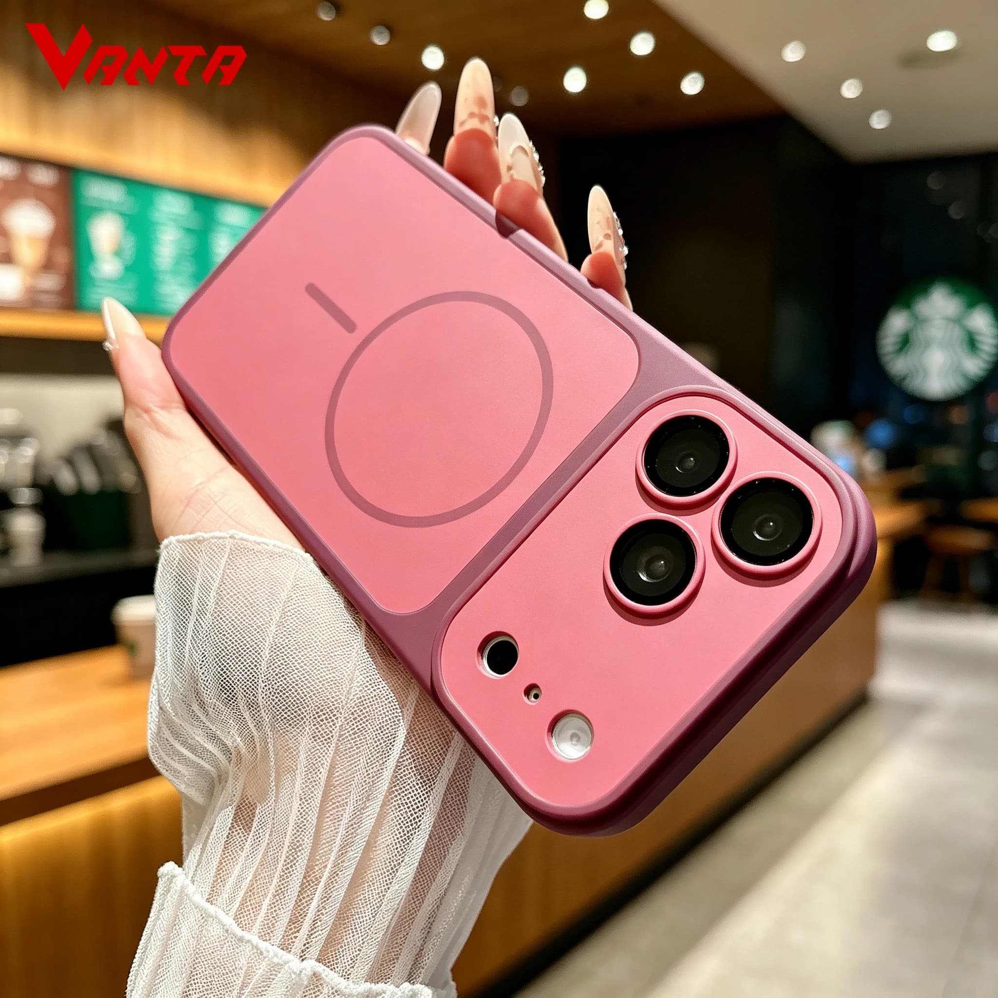 For Magsafe Shockproof Armor Matte Case for iPhone 18 17 16 15 14 Pro Max 18Pro Soft TPU Magnetic Cover Support Wireless Charge