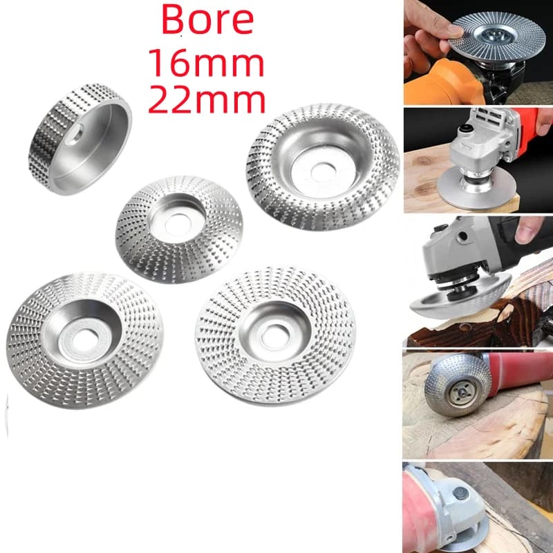 1/5 pezzi mola per lucidatura per legno disco rotante smerigliatrice angolare set per intaglio del legno levigatura utensile per legno strumenti a disco abrasivo per il taglio