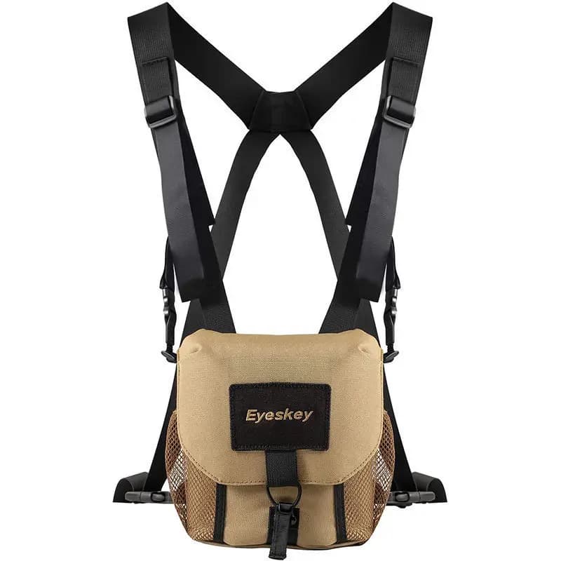 Zaino per telescopio a doppio tubo, borsa impermeabile in tela di grosso calibro, borsa portatile da viaggio all'aperto, borsa per tubo dritto 32-50 Ridge