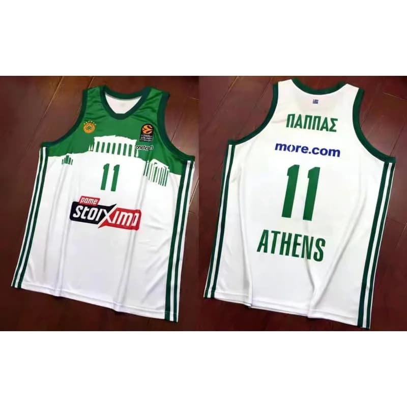 Nuova maglia da basket Panathinaikos Chediosman per competizioni sportive estive, gilet sottile traspirante ad asciugatura rapida per esterni, abbigliamento da spiaggia