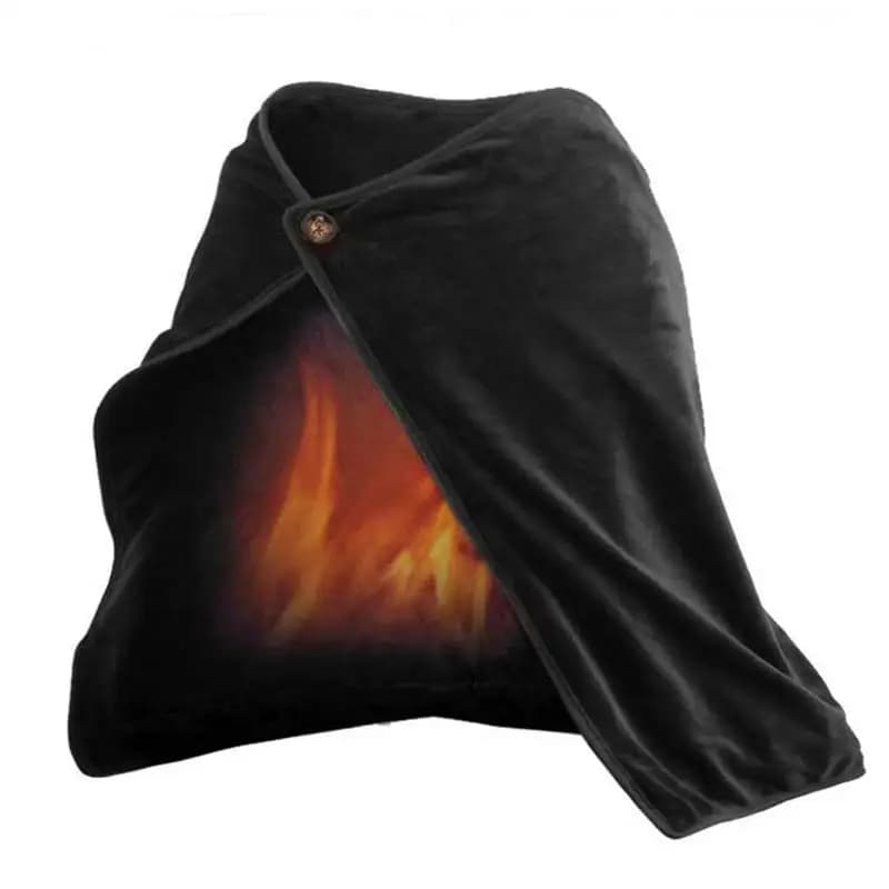 Coperta elettrica addensata USB riscaldamento scialle pad lavabile coperta scaldino invernale scialle da ufficio coperta calda coperta calda per la casa