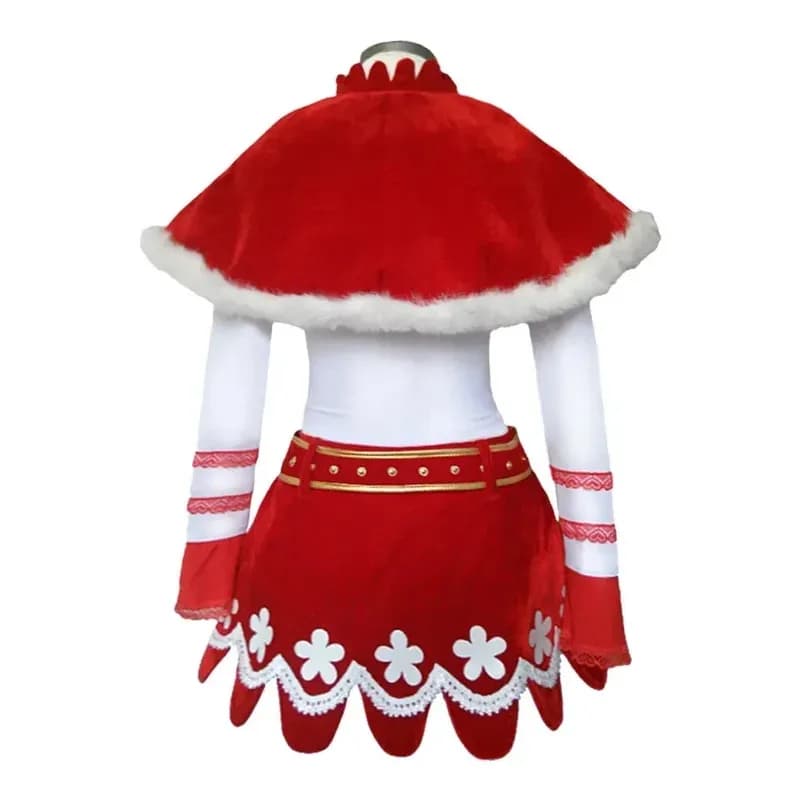 DY20Anime Perona Costume Cosplay Anima Frutta Principessa Sexy Per Donna Parrucche Scialle Gonna Halloween Rosso Vestiti Di Natale Uniforme Sui