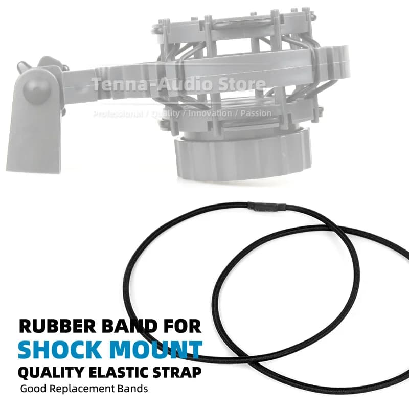 Per AKG C3000 C4000 C2000 C4500 C 3000 4000 2000 4500 Microfono Elastico In Gomma Mic Shock Mount Cavo Del Basamento Della Cinghia di Supporto