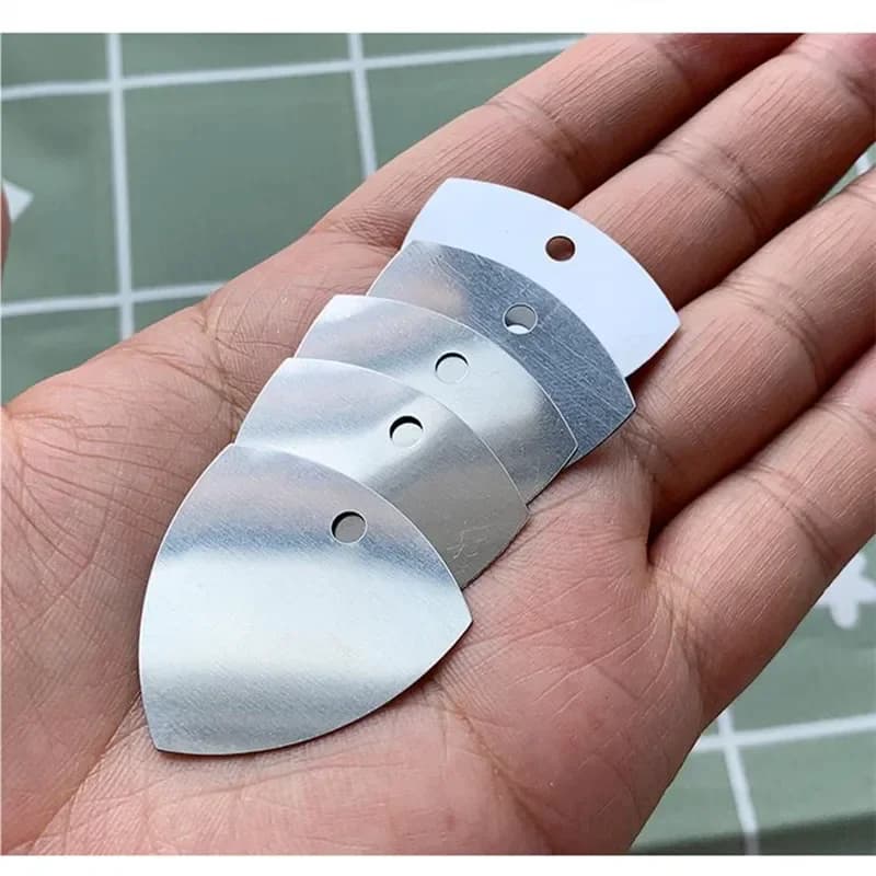 100-500PCS Strumenti di apertura del telefono in metallo Plettri per chitarra in metallo Apriscatole per iPhone iPad Tablet PC Smontare Kit di strumenti di riparazione
