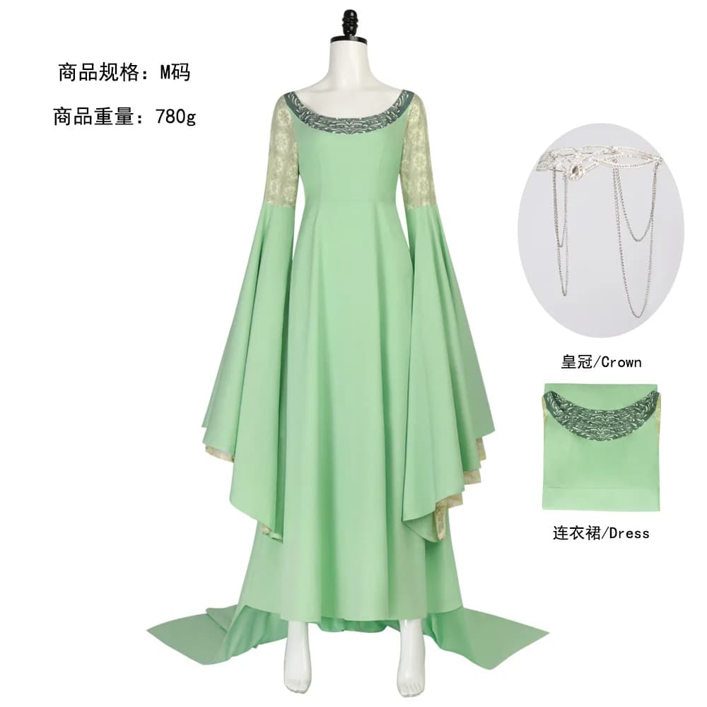 Costumes of Halloween Cosplay Costume Arwen The Lord of the Rings Character costume of the film Fashion Performance Dresses