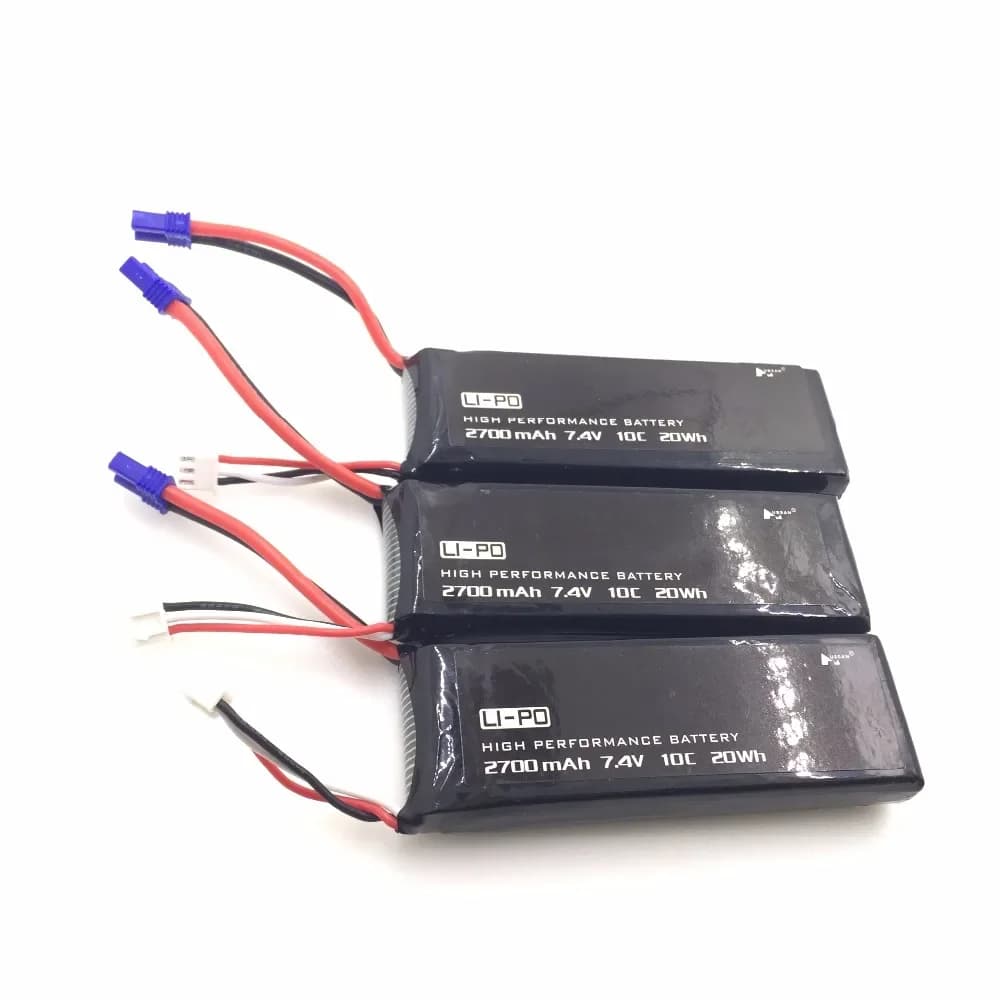 Hubsan H501S Batteria + Cavo di Ricarica 3 in 1 Pezzi di Ricambio adatti per Hubsan H501A H501M H501C RC Quadcopter