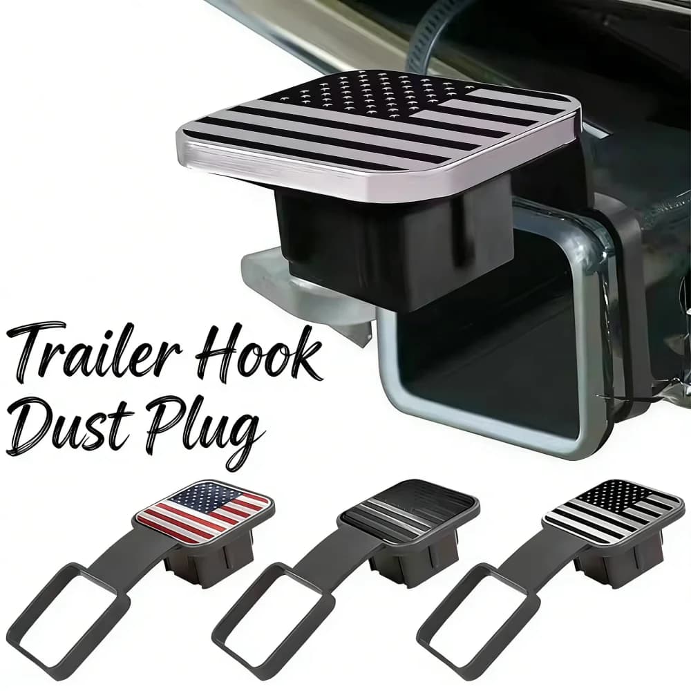 New Protective Dust Cap for Train Hook, Waterproof Cover for 2 Inch Receiver, Square Car Train Hook Cap