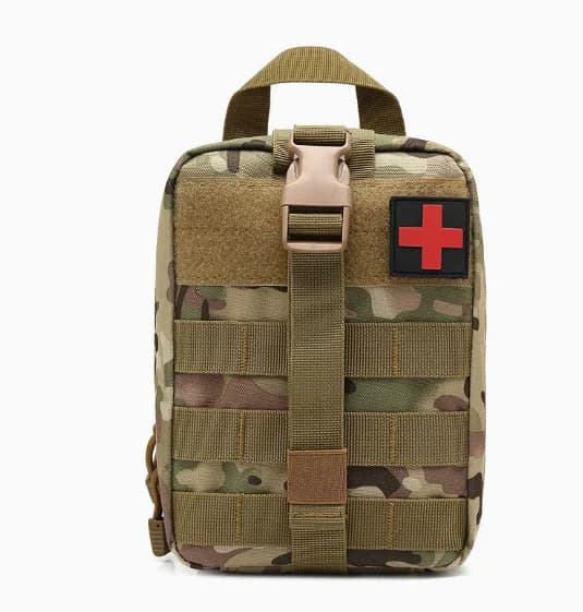 Kit di Pronto Soccorso Tattico Molle: Borsa Medica d'Emergenza Tutto-in-Uno per Caccia, Viaggi in Auto, Campeggio - Strumento di Sopravvivenza, Astuccio EDC