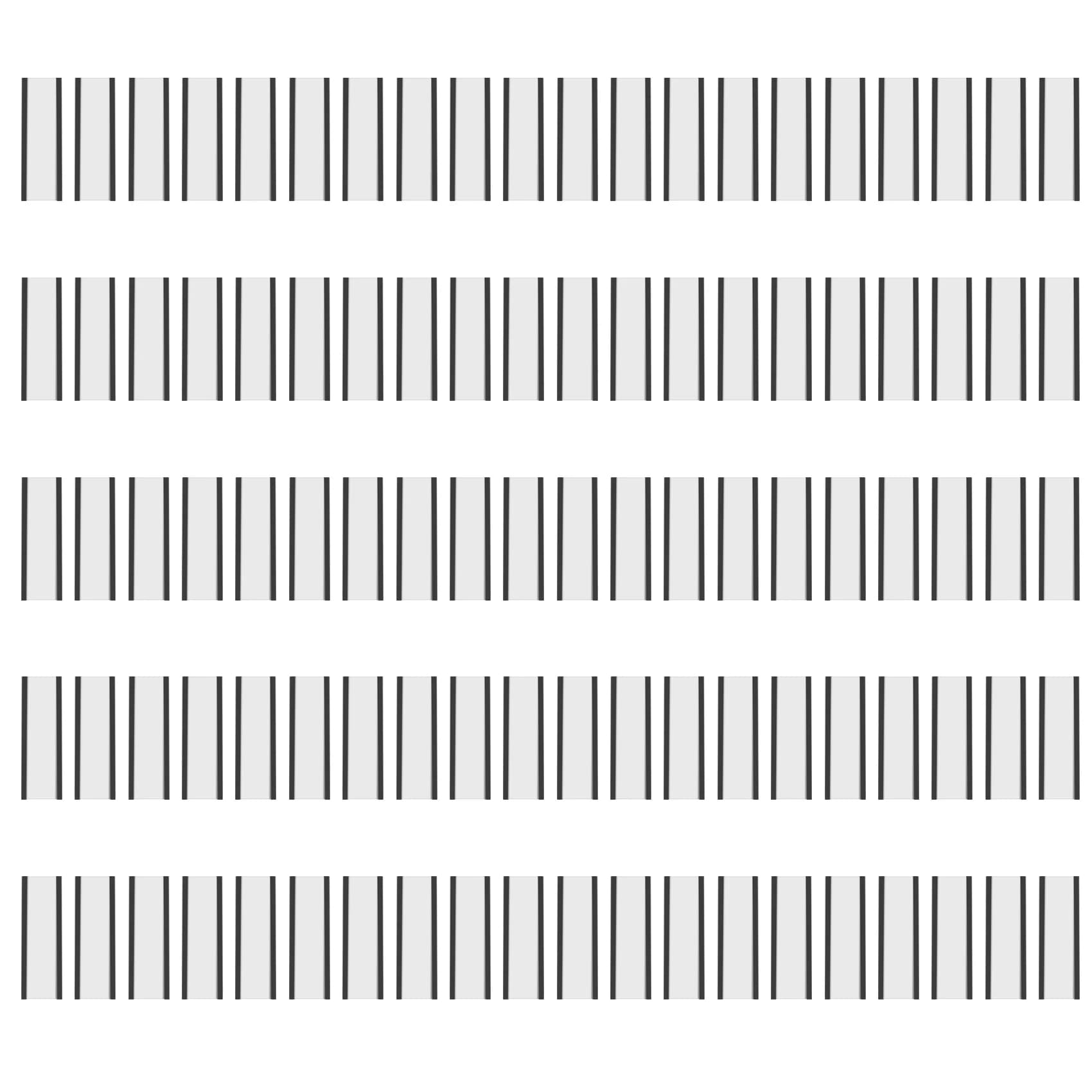 FFYY-100 Confezione Porta etichette magnetiche Etichette magnetiche a canale C Porta carte dati magnetico con protezione in plastica trasparente