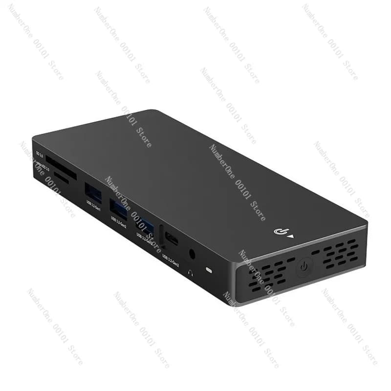 Docking Station Type-C Avanzata 8K 30Hz Multi-Schermo con Display Diversi HDMI 2.1 DP 1.4 Hub di Espansione per Laptop Adattatore Splitter USB
