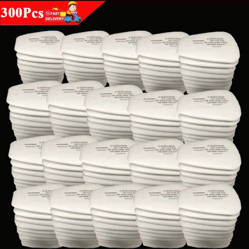 Accessorio 5N11 Carta da filtro in cotone antipolvere Supporto 501 per maschera antigas per respiratore per verniciatura a spruzzo chimico serie 6001/6200/7502/6800
