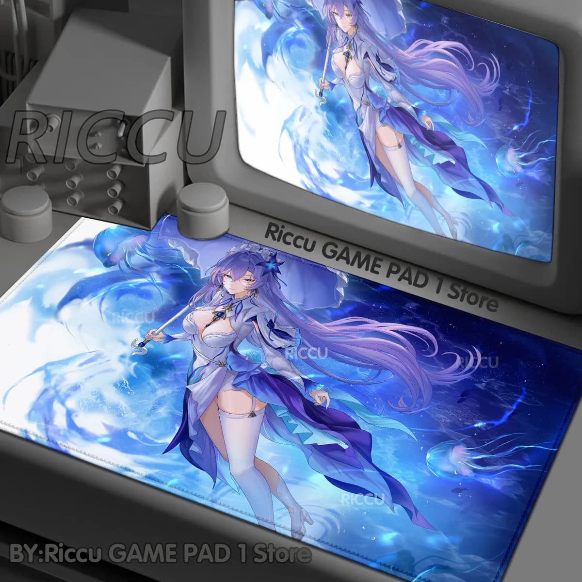 Wuthering Waves Cantarella Mouse Pad Accessori da gioco Protezione Ufficio Laptop Gamer Cabinet Periferiche per PC antiscivolo E-Sports