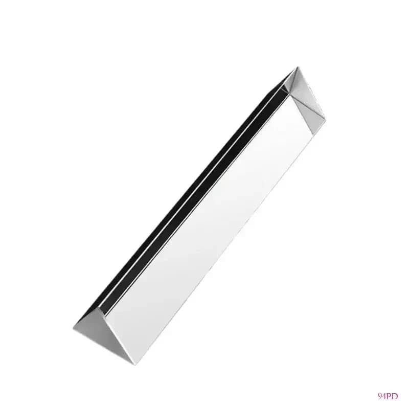 Prisma triangolare 25x25x80mm BK7 Prismi ottici Vetro Insegnamento della fisica Spettro di luce rifrattato Arcobaleno Bambini Studenti presenti