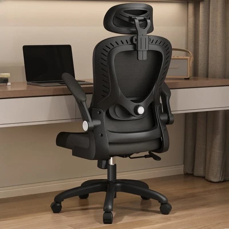 Sedia da Ufficio Ergonomica con Altezza Regolabile, Schienale in Rete, Supporto Lombare, Braccioli Reclinabili, Sedia da Gaming e Scrivania per Computer