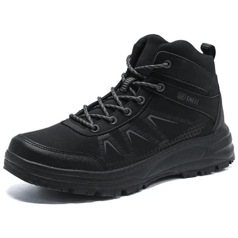 Outdoor Climbing Shoes Breathable Mid-Cut Men's Sports Casual Running Hiking Boots Trendy Camping Trekking Walking Shoes