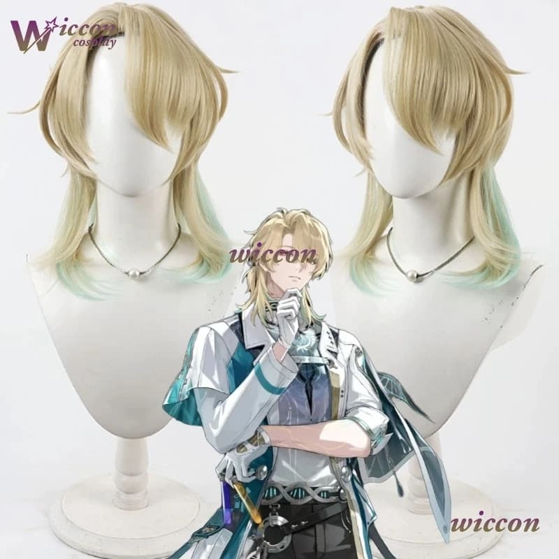 Ynot Wuthering Waves Luuk Herssen Parrucca Cosplay Startorch Academy Fibra resistente al calore Capelli Halloween Party Donna Ragazza Protezione per parrucca