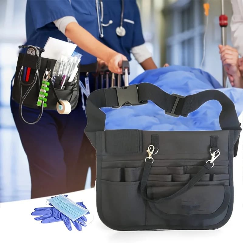 Marsupio da infermiera Cintura organizer multitasche con tracolla regolabile Marsupio da infermiera Custodia organizer portatile