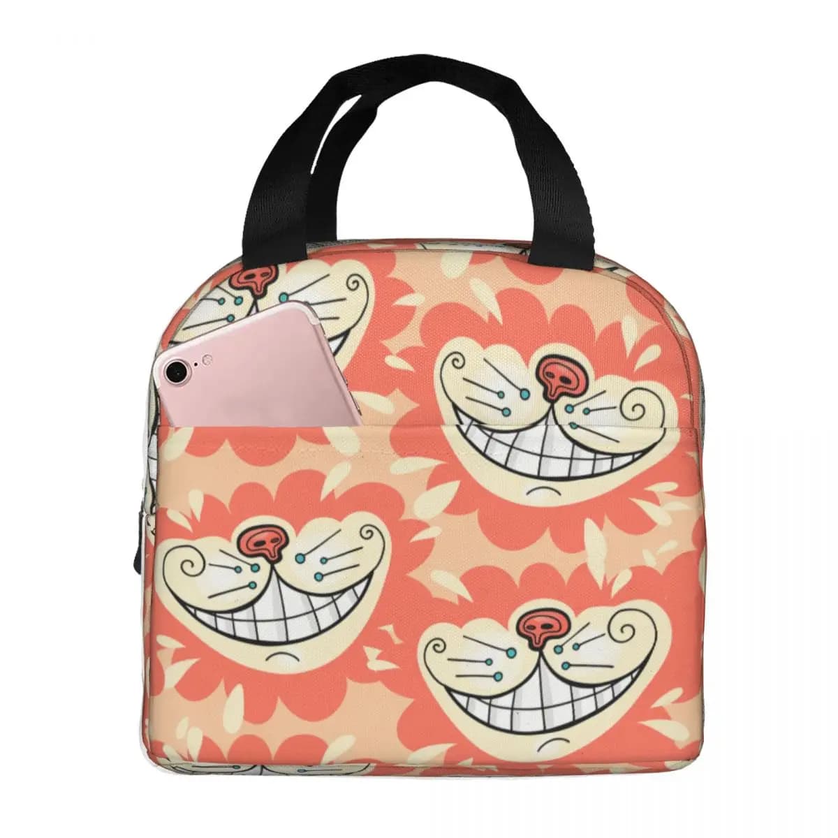 Borsa per il pranzo personalizzata Cheshires Manga Cat, per uomo e donna, borsa termica isolata per la scuola degli studenti