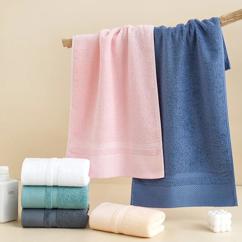 Asciugamano per il viso in cotone 100% assorbente Asciugamani da bagno Asciugamano in microfibra Bagno Home Hotel Asciugamano per viso, palestra e spa