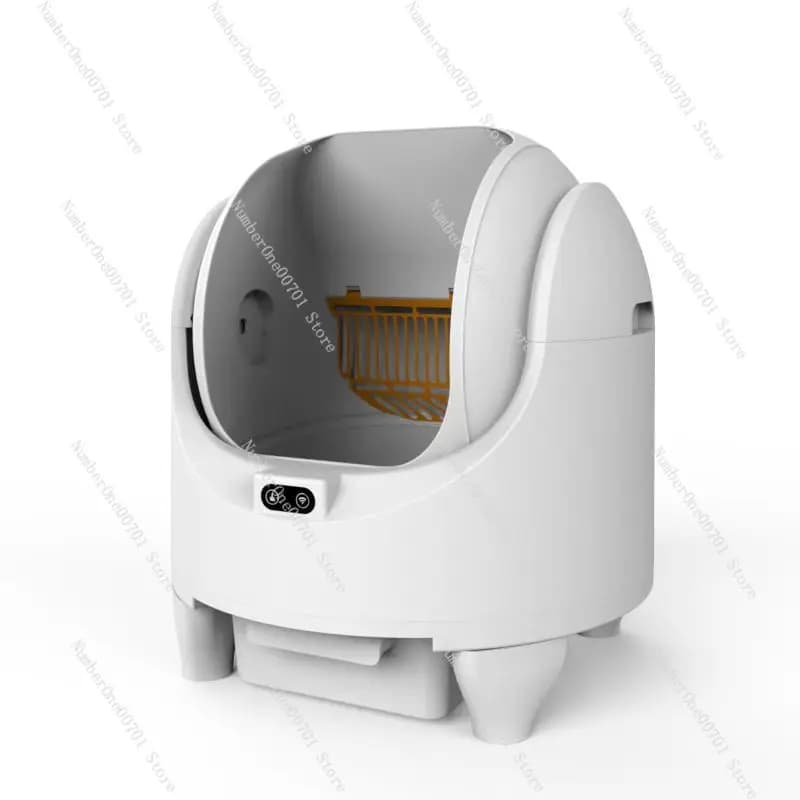 Lettiera per Gatti Completamente Automatica, Ampio Spazio, Raccoglitore Intelligente, Completamente Chiusa, Deodorante e Sterilizzante