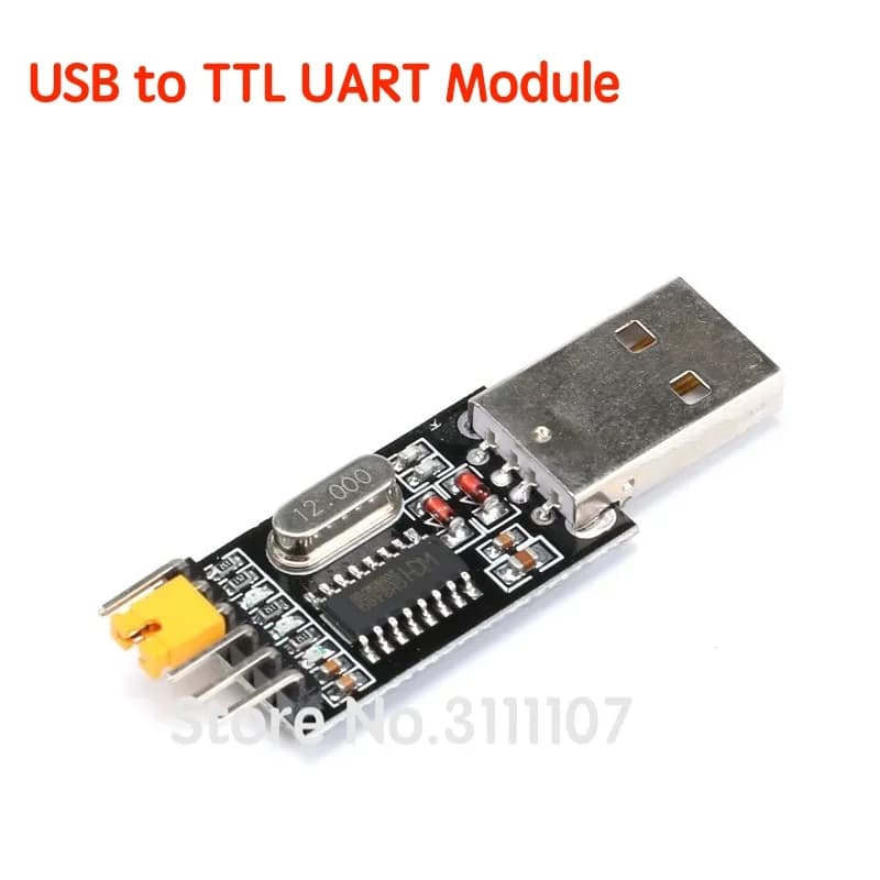 Modulo da USB a TTL UART CH340G CH340 Microcontrollore USB Scarica cavo Scheda spazzola Interruttore da USB a seriale 3,3 V 5 V