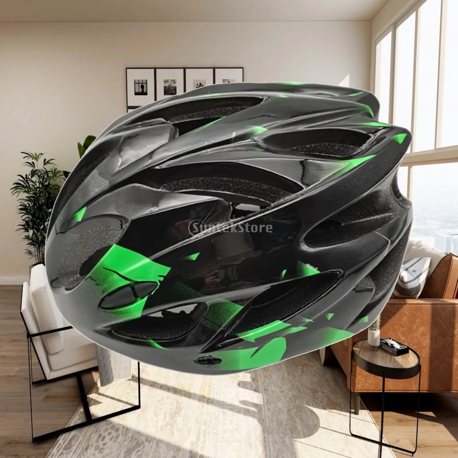 Lightweight Mountain Bike Helmet Adjustable Fit Breathable Headgear for Outdoor Cycling Accessories